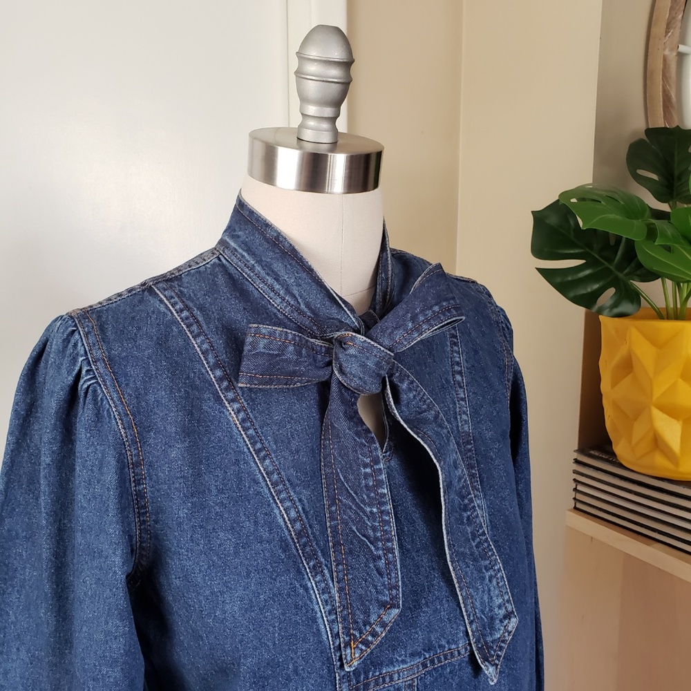 Steve Madden Denim Shirt Size Small NEW! - Picture 8 of 11
